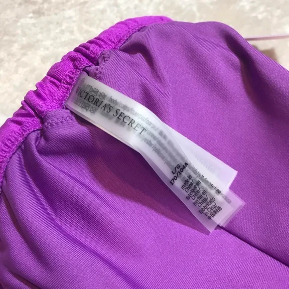 FREE NEW Victorias Secret Swim Purple Twist Bralette Bikini Top NWT Spring Break - Picture 10 of 15